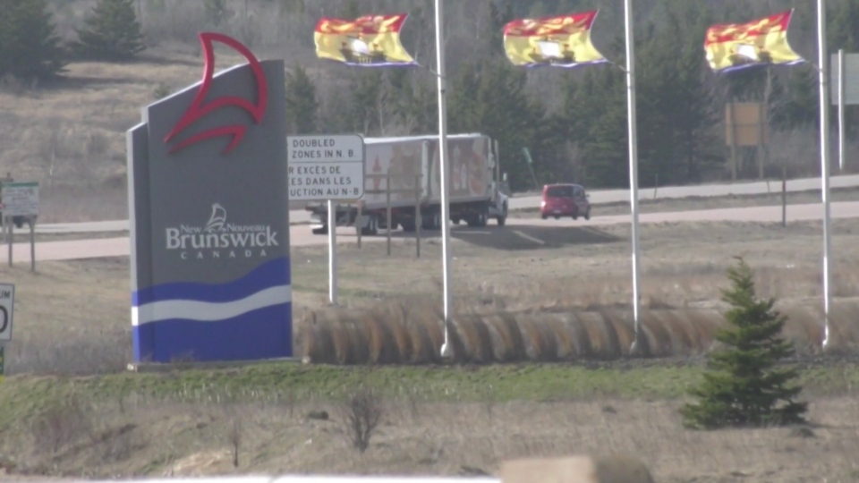 New Brunswick truck drivers protest new border rules Truckstop Canada