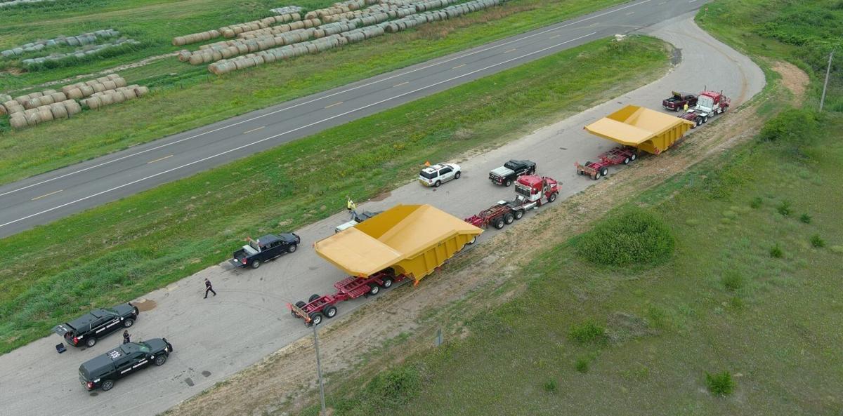 Oversized loads needed 2 lanes, 5 troopers and darkness to get through