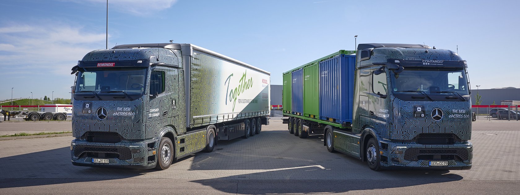 The first batteryelectric MercedesBenz eActros 600 customer vehicles