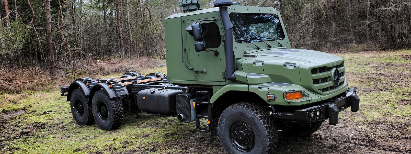 MercedesBenz Special Trucks equips vehicles with armored cab ex works