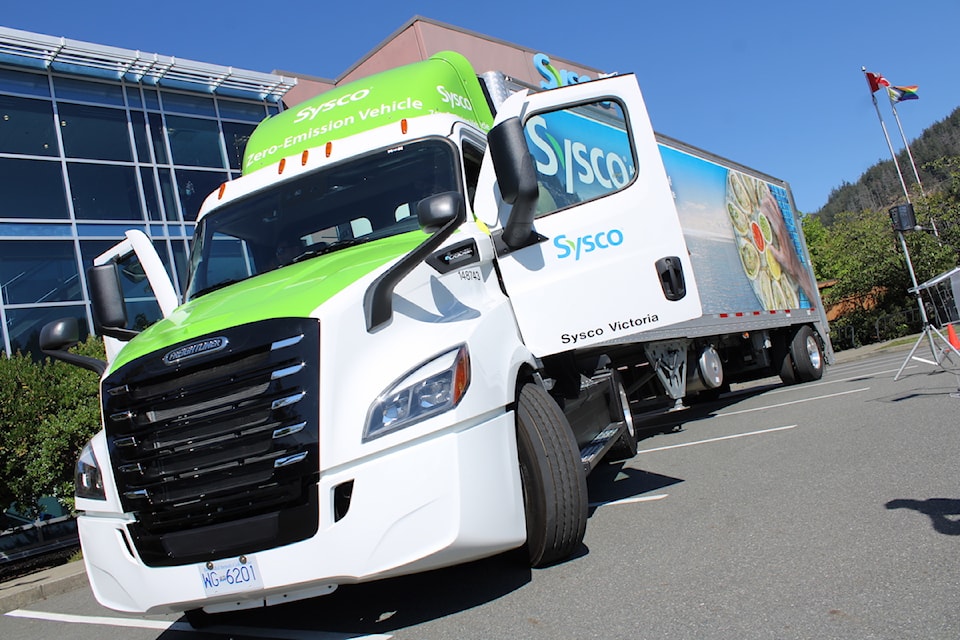 Langford Sysco site secures food distributor's first electric trucks in